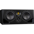 Adam Audio A77H mid-field and main studio monitors shown with detailed front view and driver components.