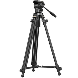 SmallRig AD-50 lightweight carbon fiber video tripod kit with adjustable legs and compact design for stable filming.