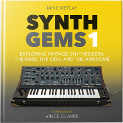 Bjooks Synth Gems 1 book cover featuring colorful abstract artwork and title text on a white background.