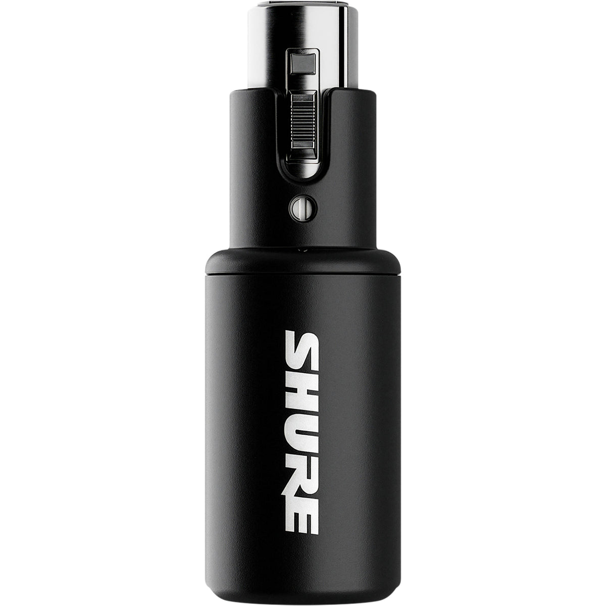 Shure MVX2U Gen 2 USB audio interface with XLR and USB ports, compact design, and professional audio equipment features.