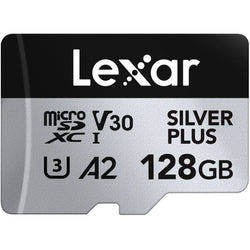 Lexar 1066X microSDXC Silver Plus (V30) R205/W150 Memory Card