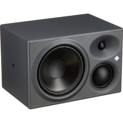 Neumann KH 310 A R G mid-field monitor speaker, right channel, with sleek black enclosure and detailed front grille.