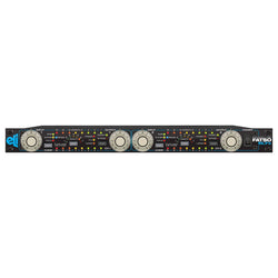 Empirical Labs Fatso EL7x audio processor with sleek design and control knobs on a dark background.