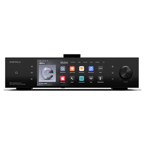 Eversolo DMP-A8 Master Edition Gen 2, front view with touchscreen
