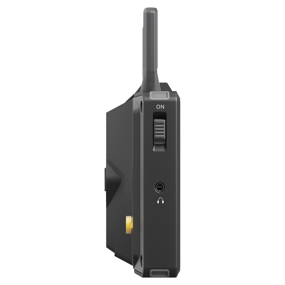 Hollyland Pyro 5 4K, side view with headphone jack