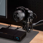 Rode HDMI Adaptor connecting a mirrorless camera to a RODECaster Video on a desk