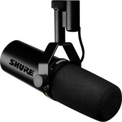 Shure SM7dB dynamic microphone, front view